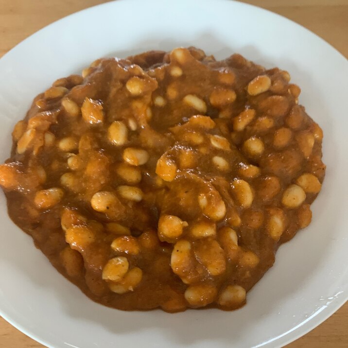 くず野菜で、節約大豆カレー